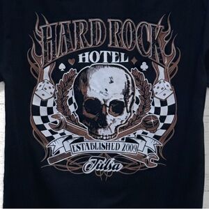 Dickies x Hard Rock Hotel Tulsa Men's Button Down Short Sleeve Shirt Size Medium